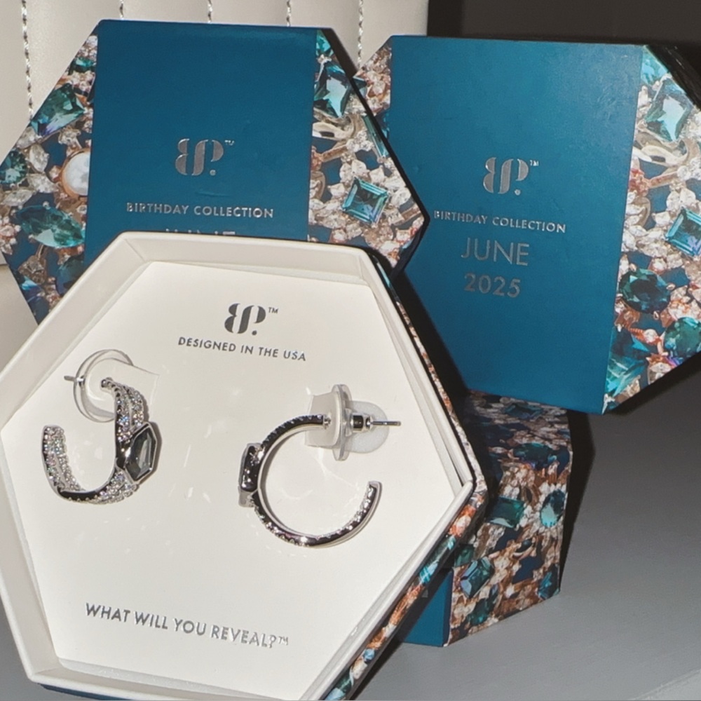 She’s Meant To Be ~ Rhodium Plating ~ June Birthday Collection